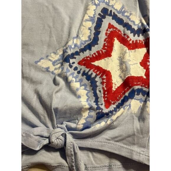 Jumping Beans Graphic Print Top Girls Size 2T Tank Style Knotted - Picture 3 of 5